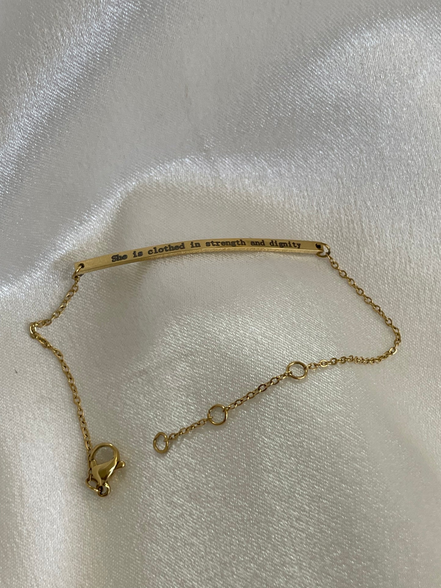 Minimalist custom bracelet