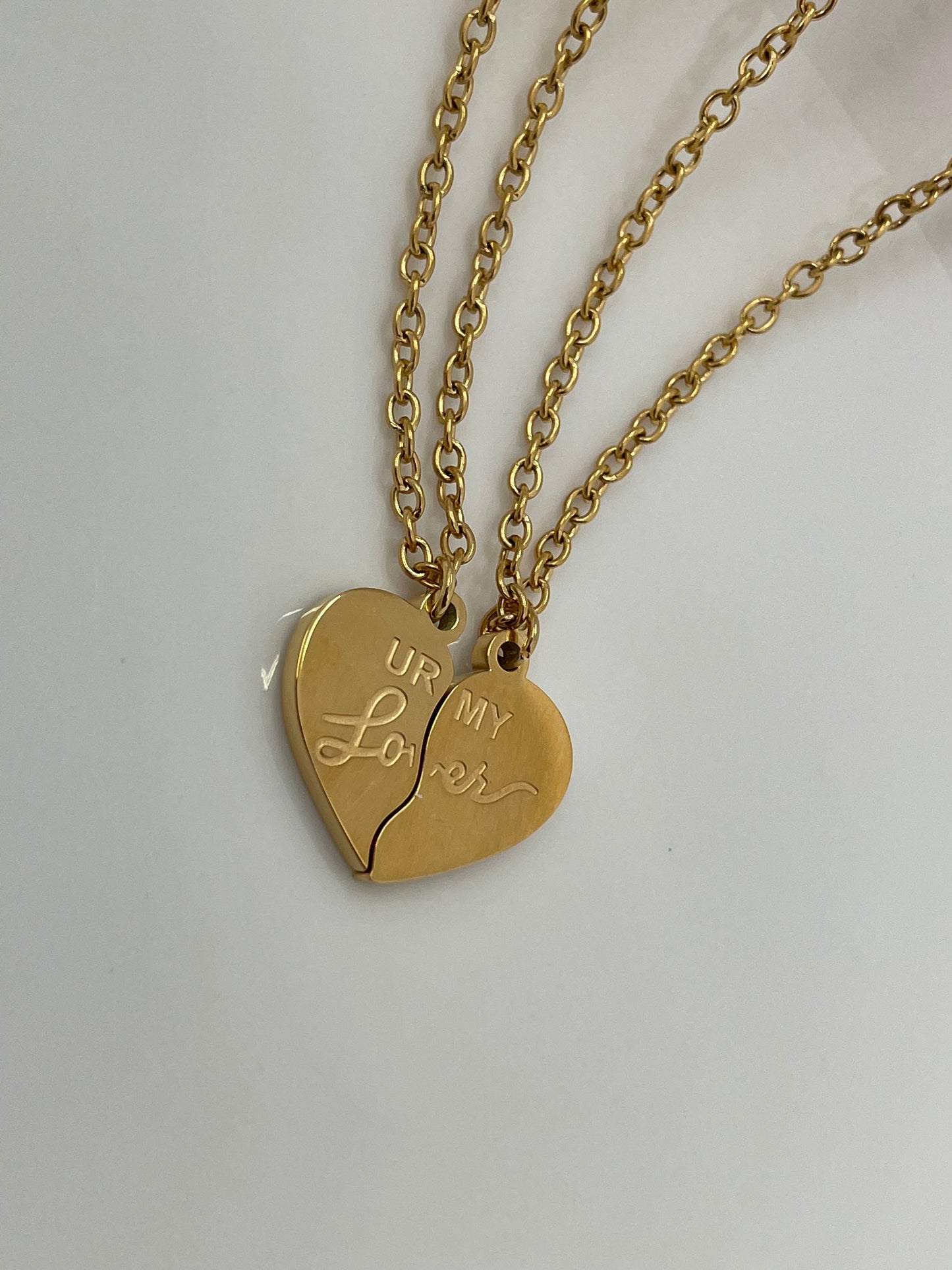 Ur my lover necklaces x2