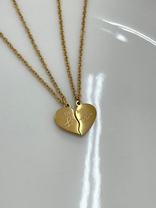 Ur my lover necklaces x2