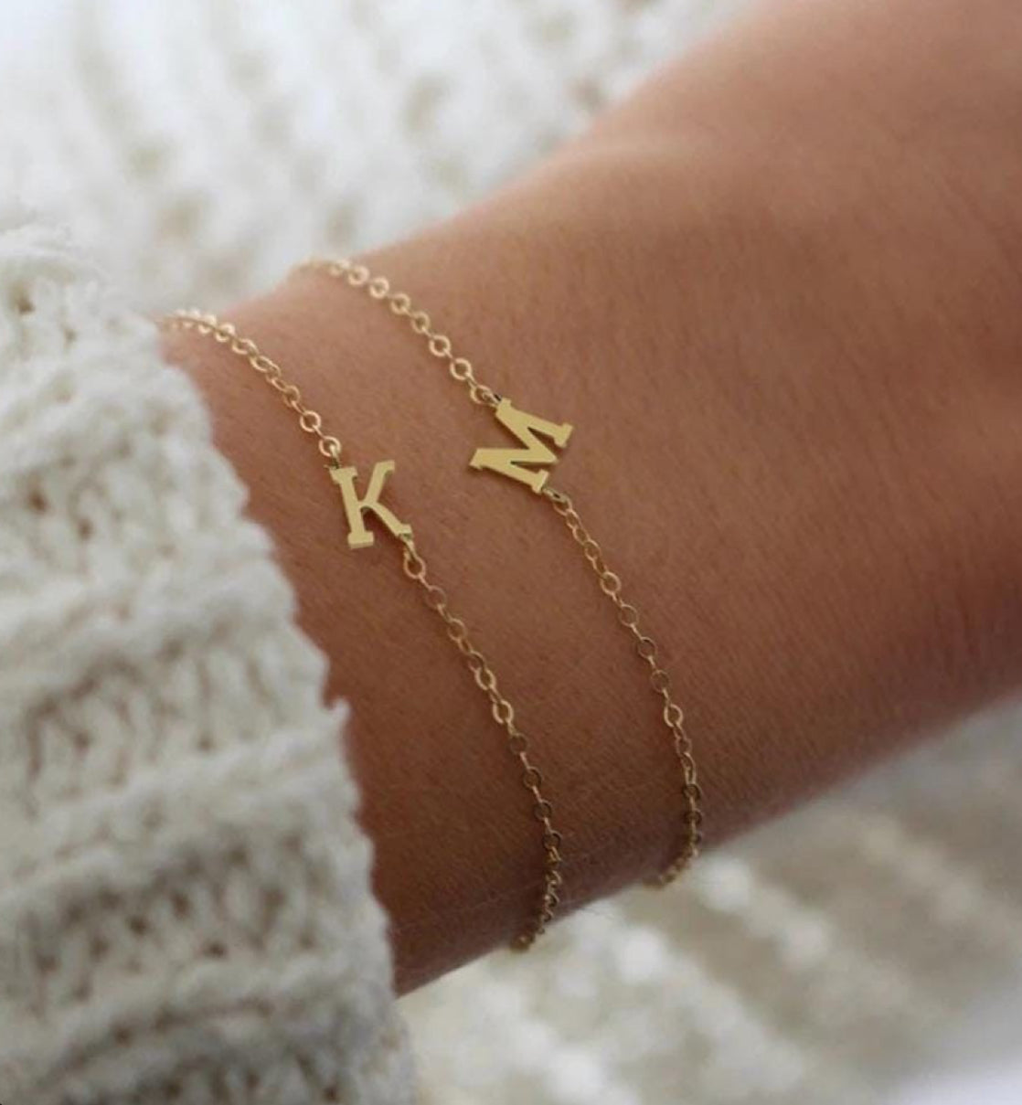 Initial bracelet