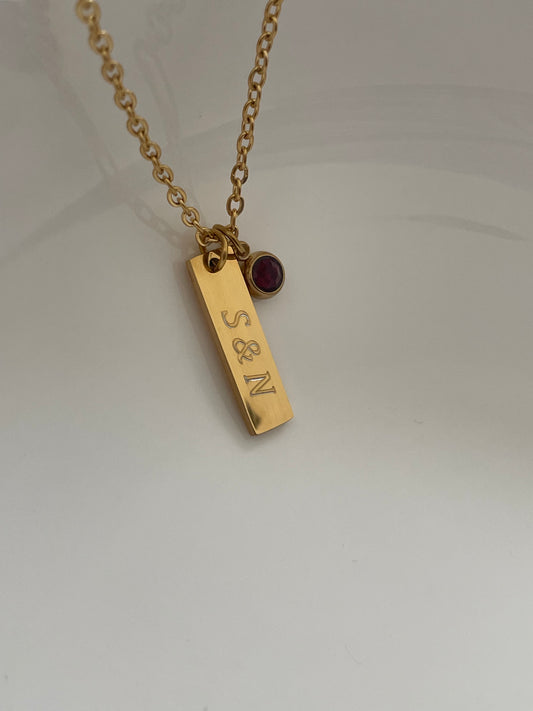 Birth-month necklace