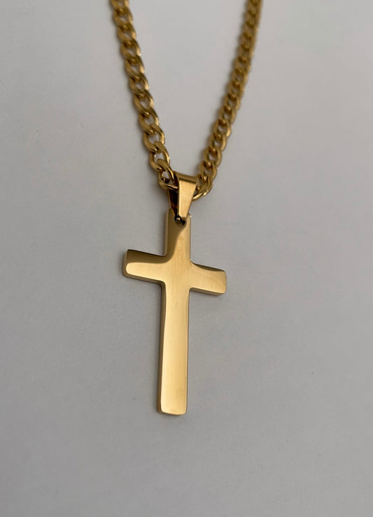 Figaro cross necklace