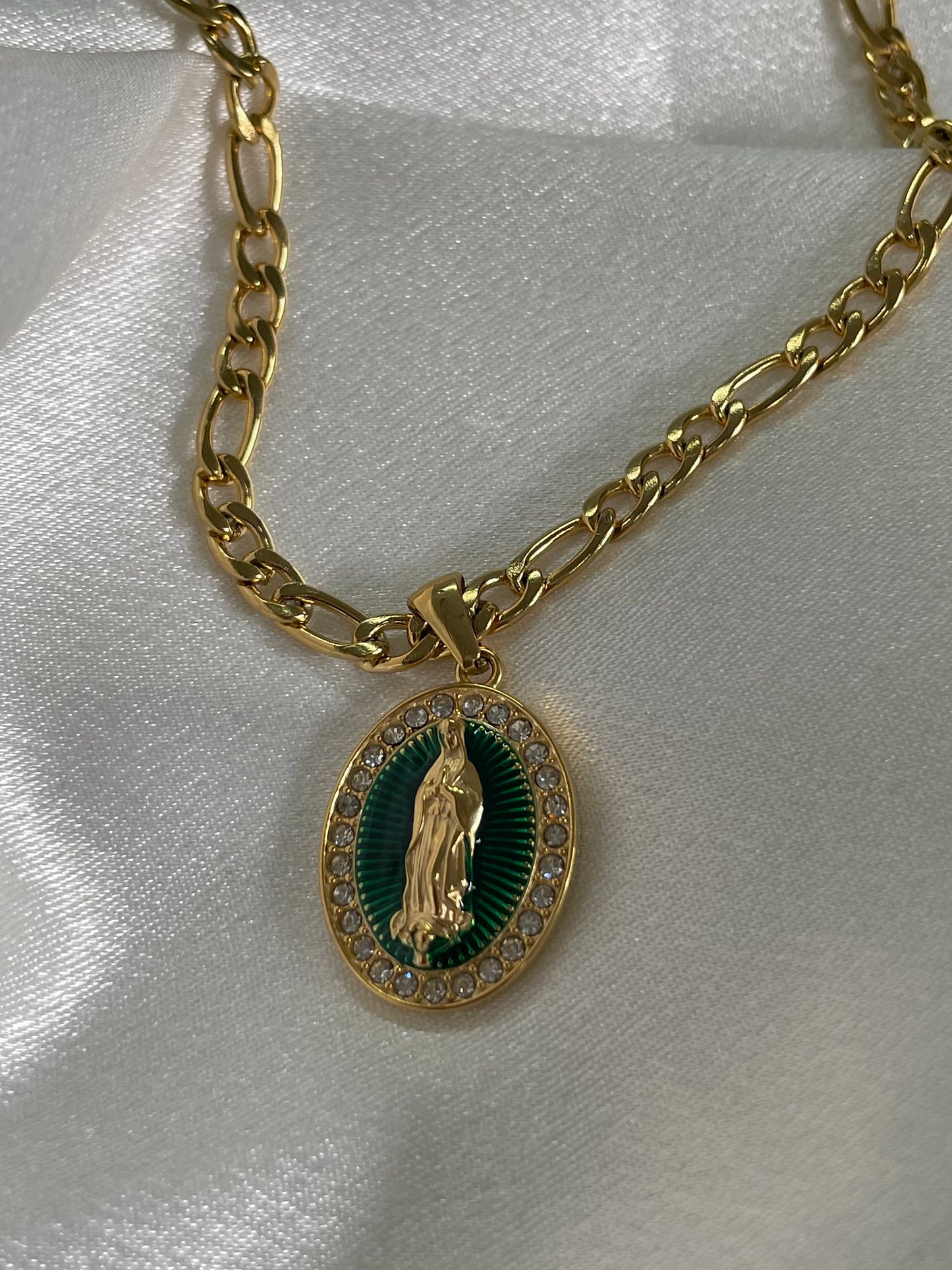 Virgin Mary necklace