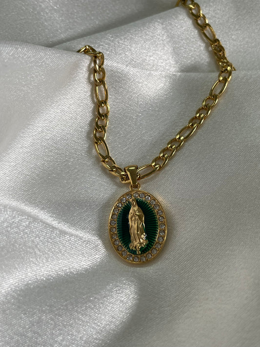 Virgin Mary necklace