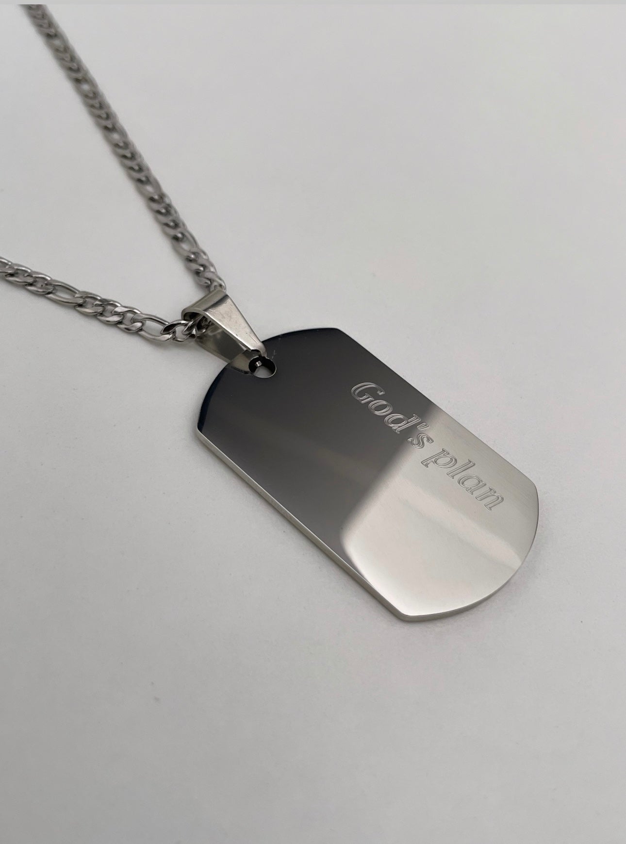 Military tag necklace