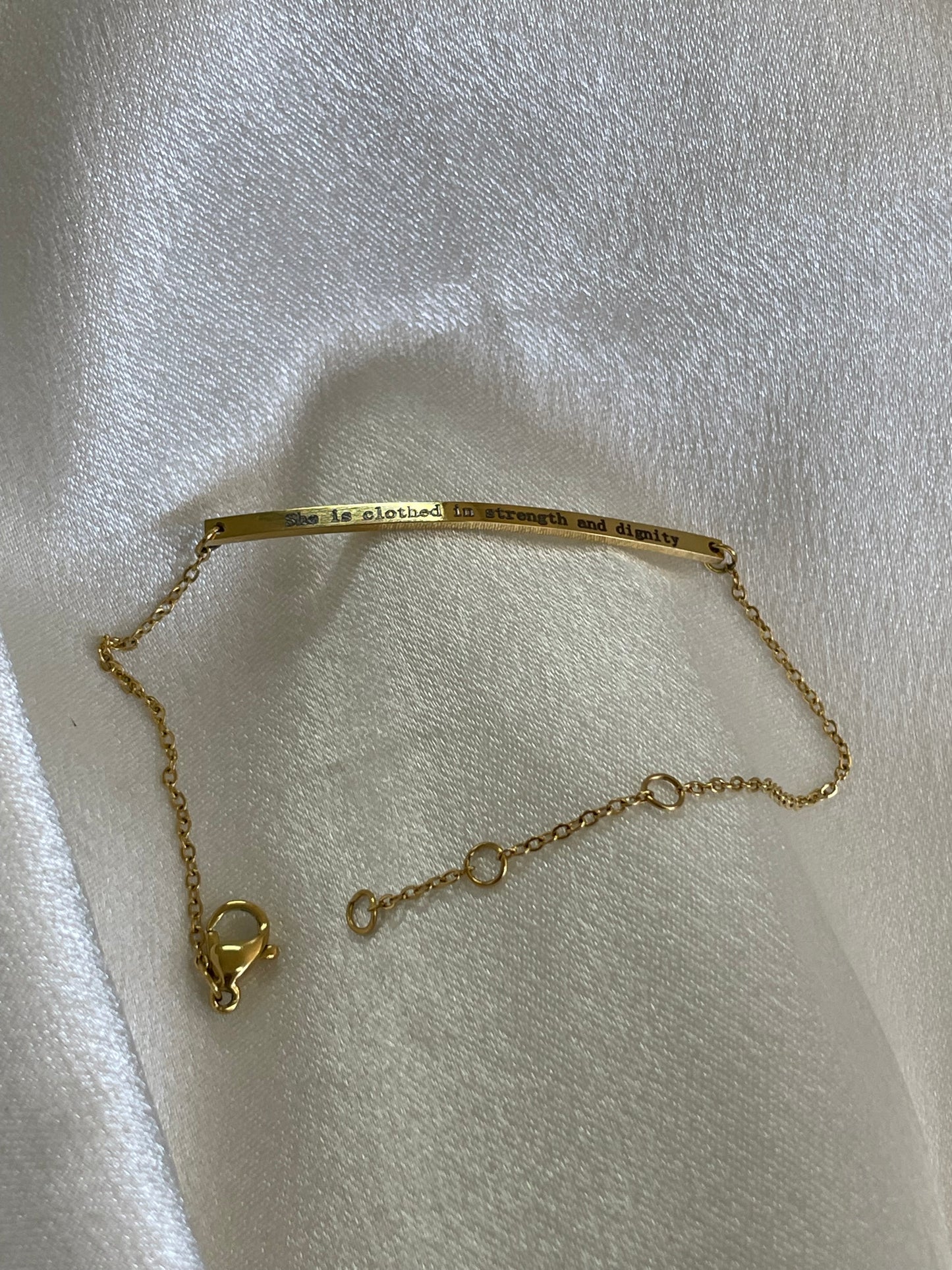 Minimalist custom bracelet
