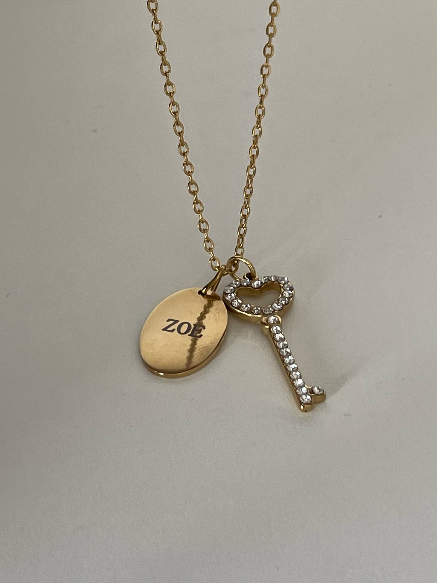 21st key necklace