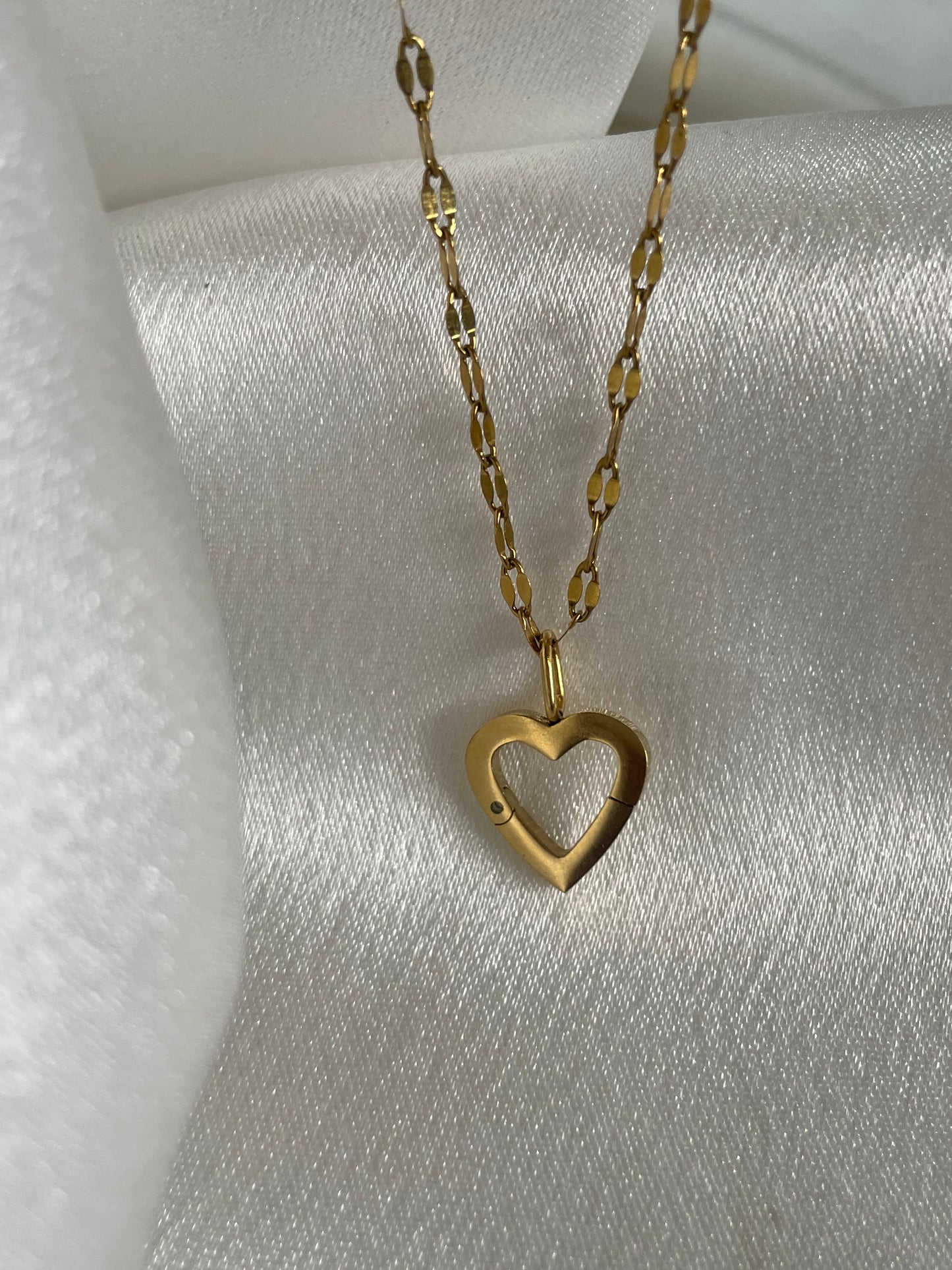 Charm holder necklace